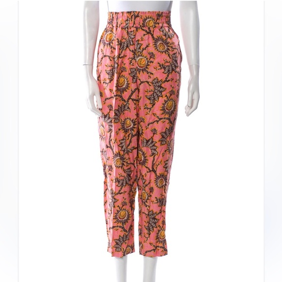 A.L.C. Henry Floral Printed Cotton Pants - Picture 5 of 14